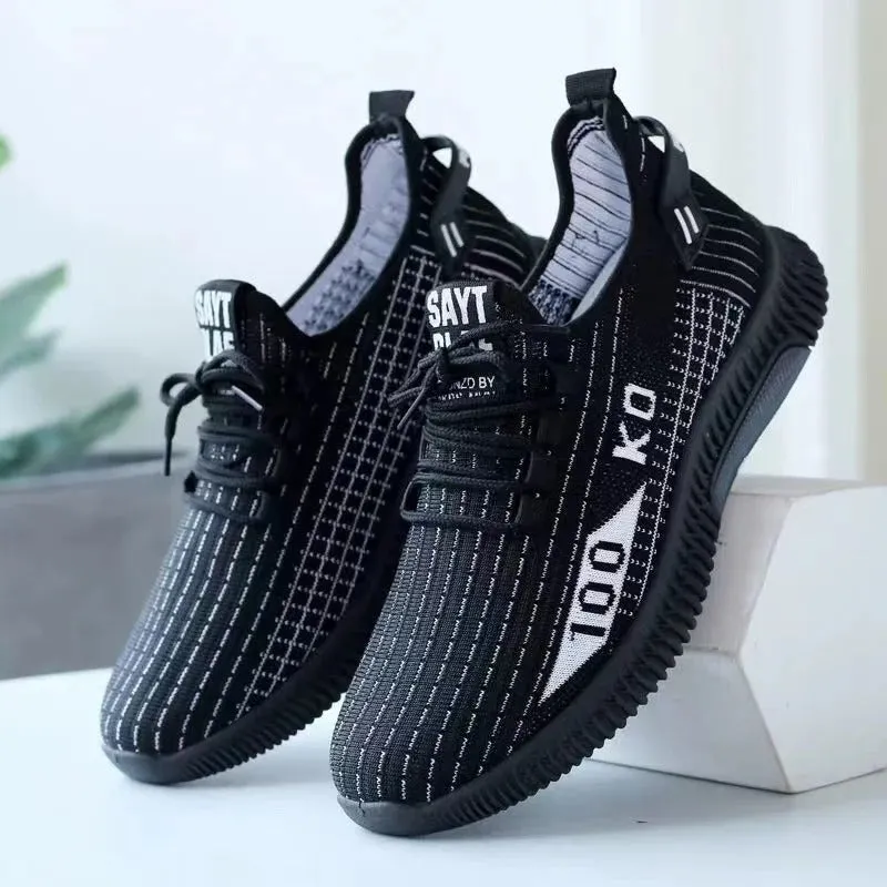 Andningsaktiva halkfria sneakers fr mn