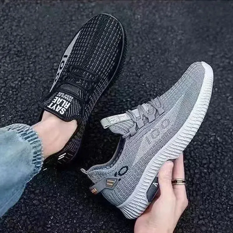 Andningsaktiva halkfria sneakers fr mn