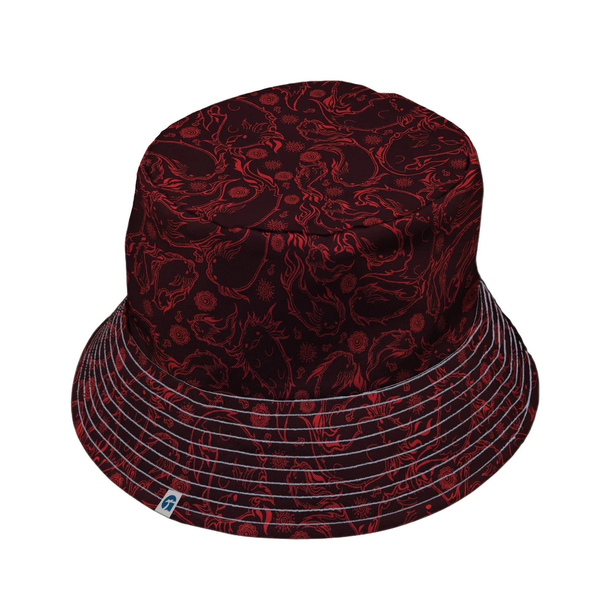Axolotl Firebending Salamanders Bucket Hat