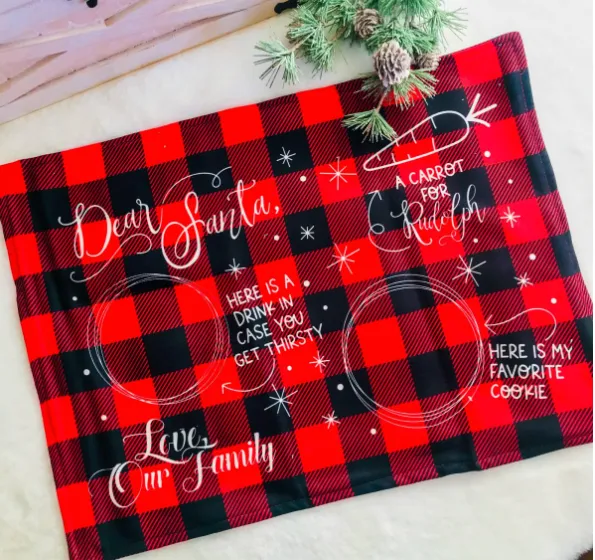 BEST SELLER OF THE SEASON - Christmas Eve Santa Snack Mat