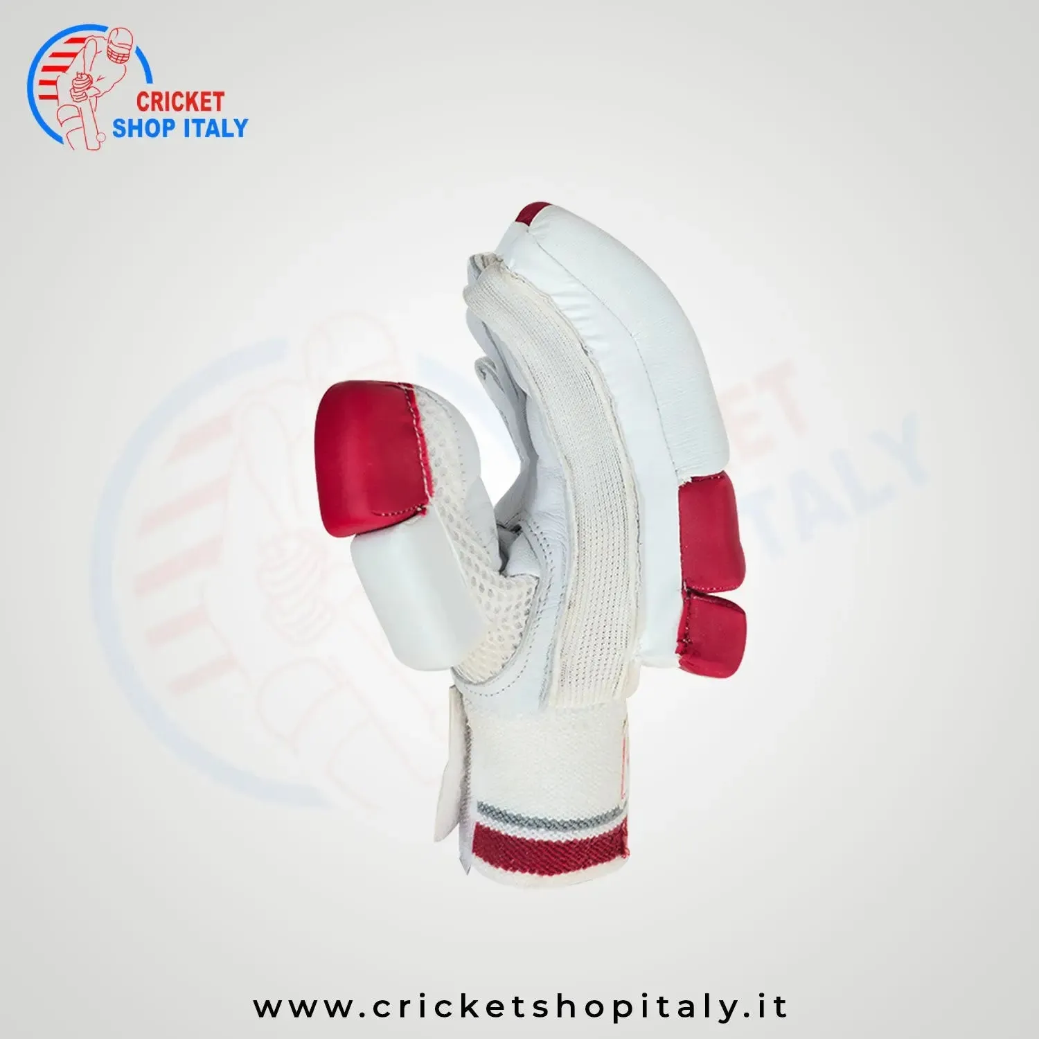 DS Red/White 1.0 Batting Gloves Junior