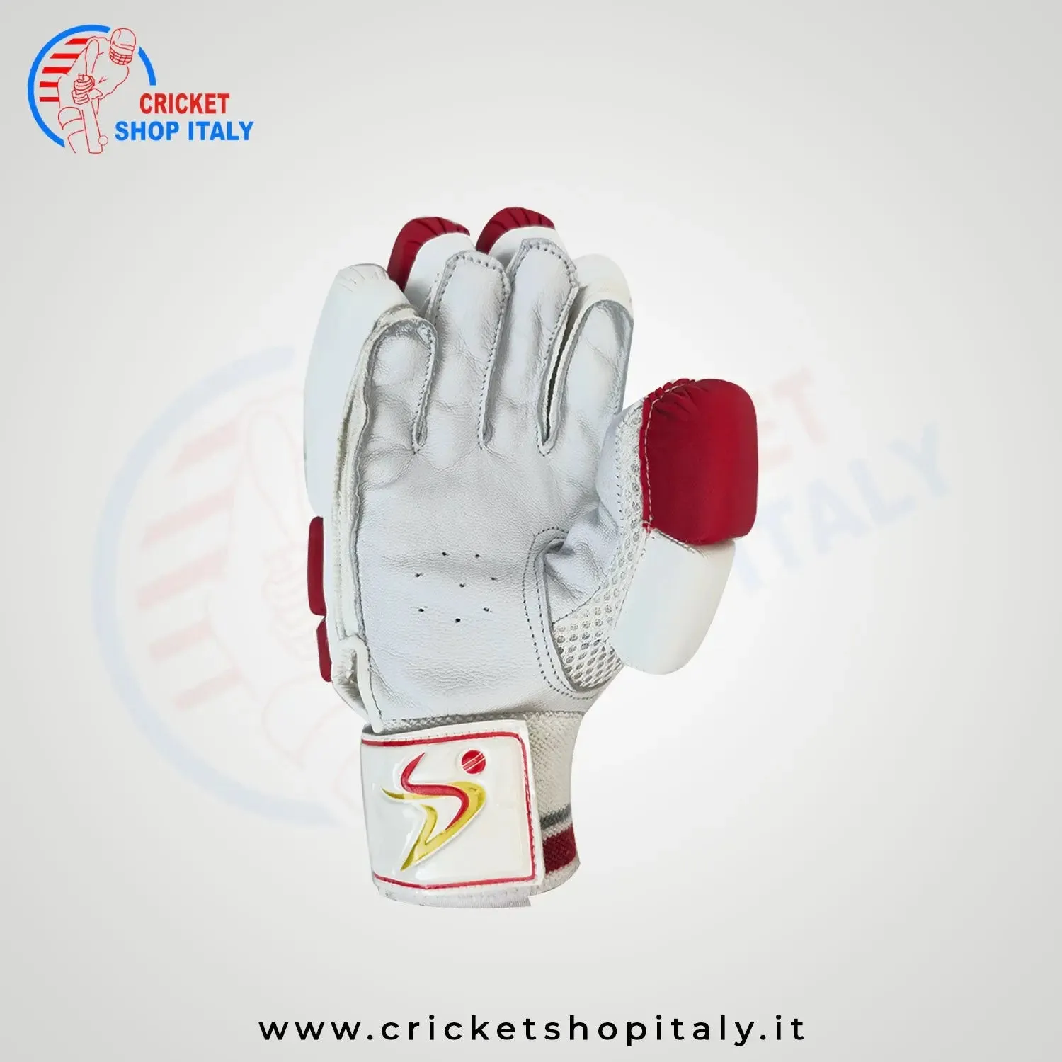 DS Red/White 1.0 Batting Gloves Junior