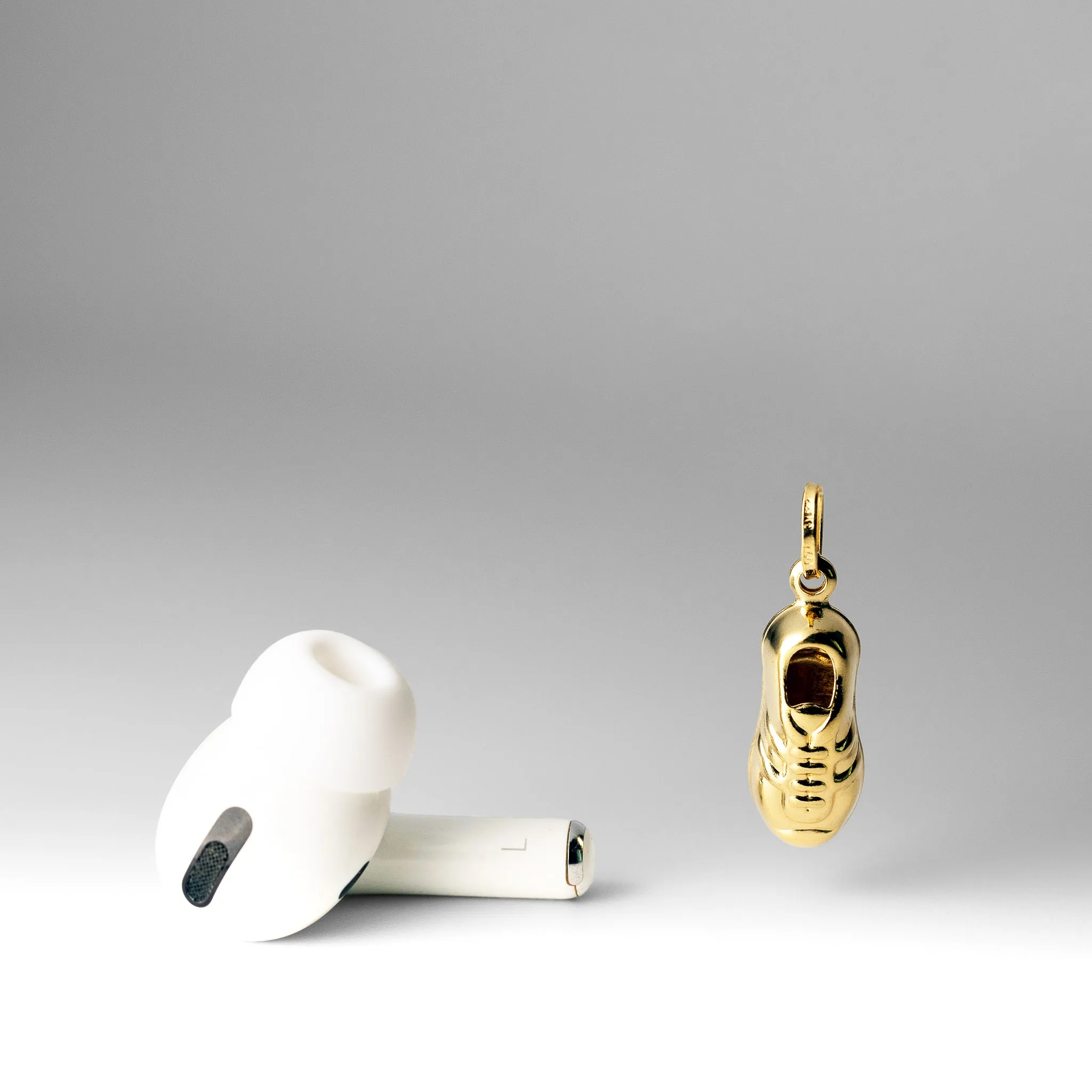 Gold Soccer Cleat Enamel Pendant Model-518