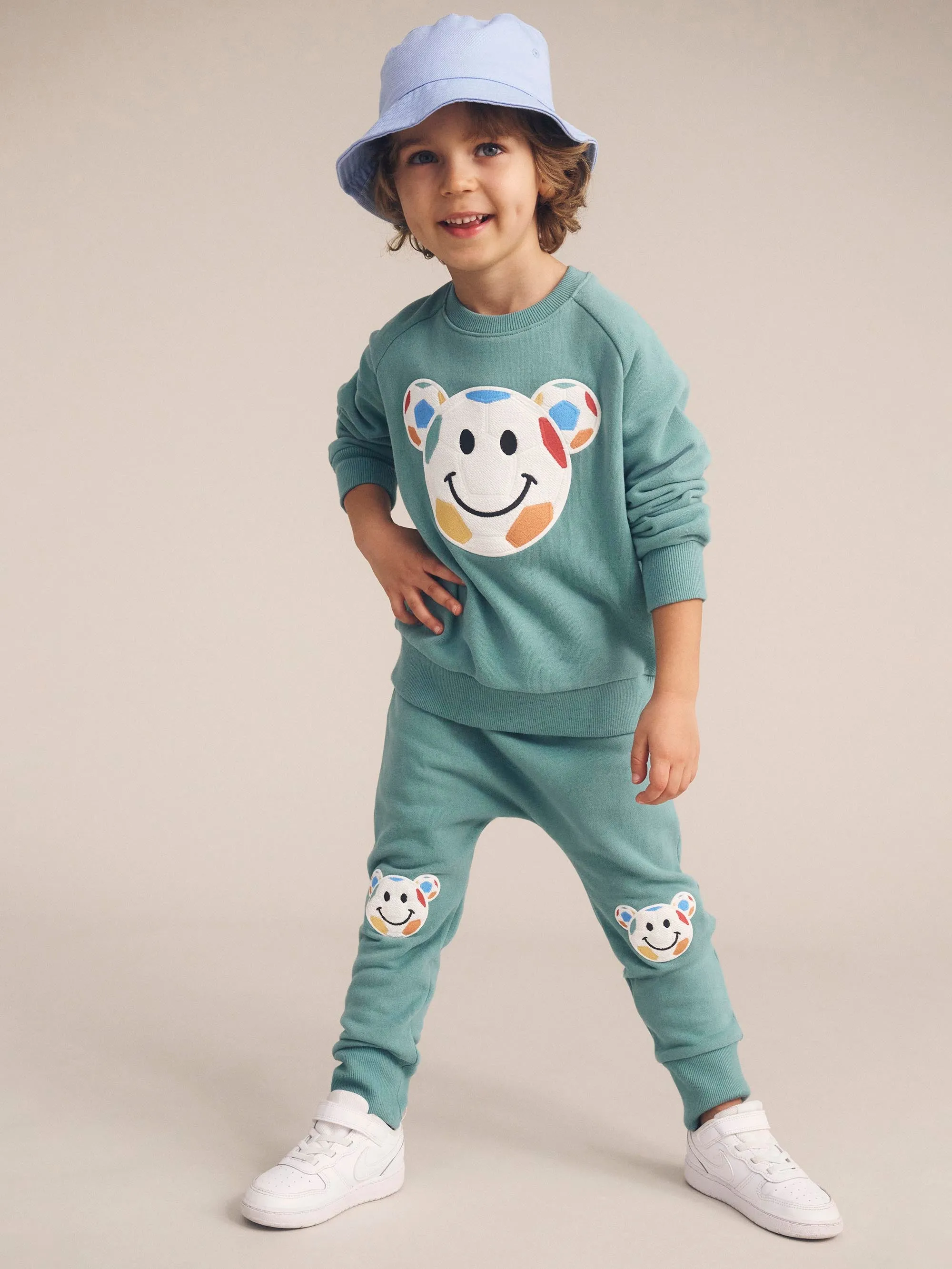 Huxbaby Smiley Soccer Drop Crotch Pant