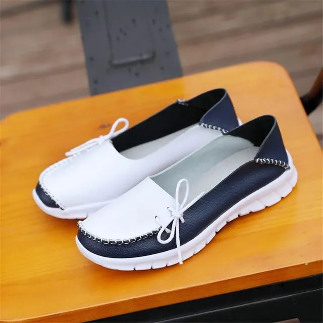 Loafers Women Light-weight Women Flats Lace-up Sneakers Shoes