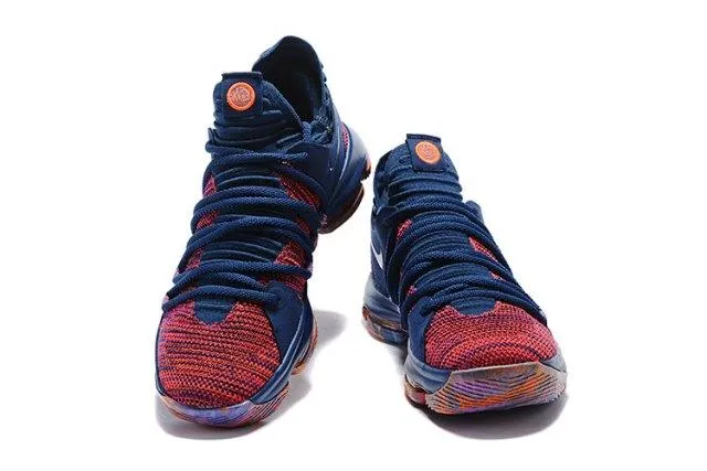 N KD 10 All-Star Santa Monica Ocean Fog Fuchsia Blast Hyper Crimson Men's Basketball Kevin Durant Sneakers