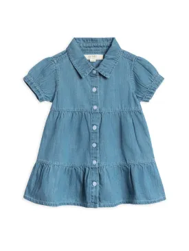 Organic Pippa Chambray Short Sleeve Shirt Dress