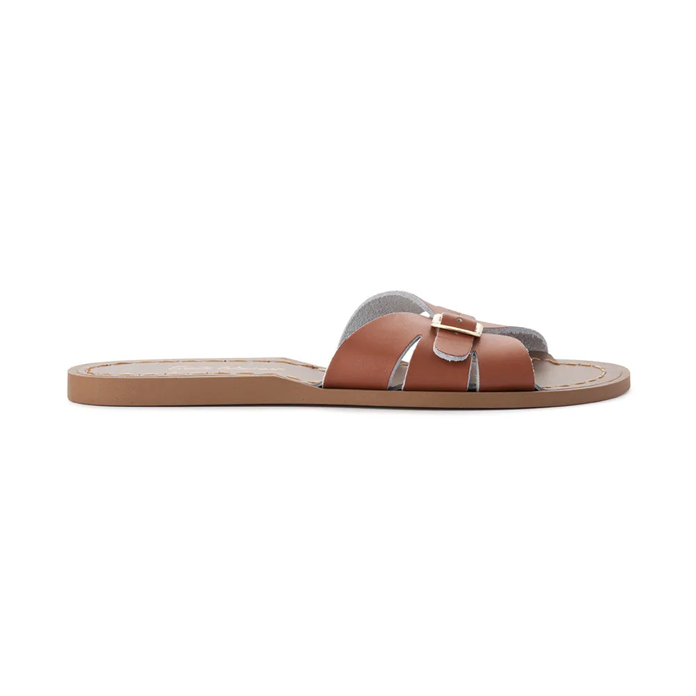 Saltwater Sandals Adults Classic Slides - Tan