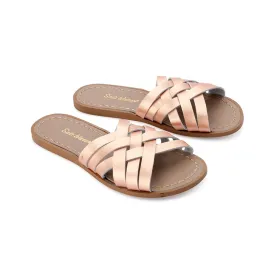 Saltwater Sandals Adults Retro Slides - Rose Gold
