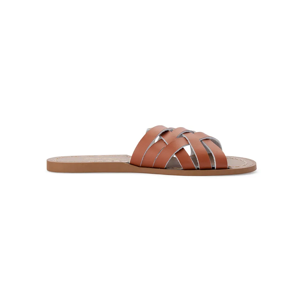 Saltwater Sandals Adults Retro Slides - Tan