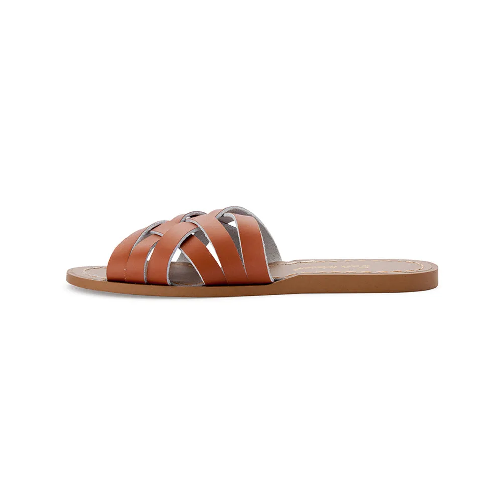 Saltwater Sandals Adults Retro Slides - Tan