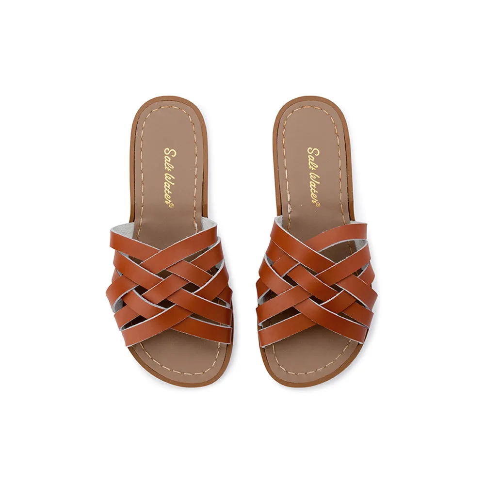 Saltwater Sandals Adults Retro Slides - Tan
