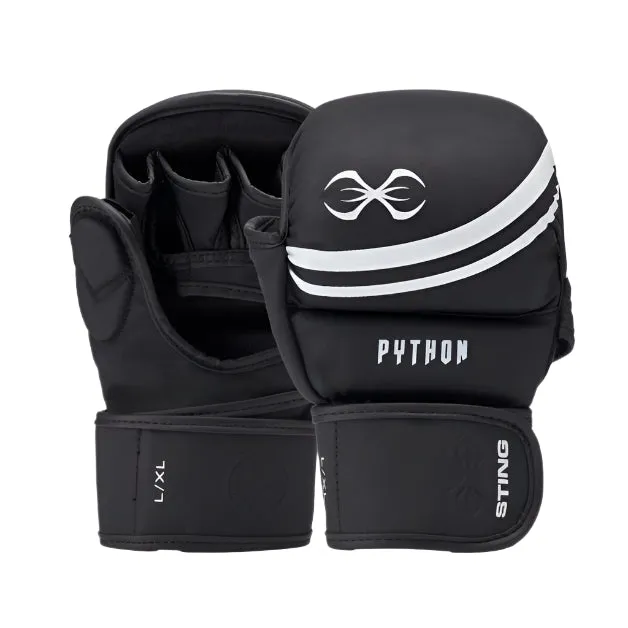 Sting Python MMA Sparring Gloves - Black