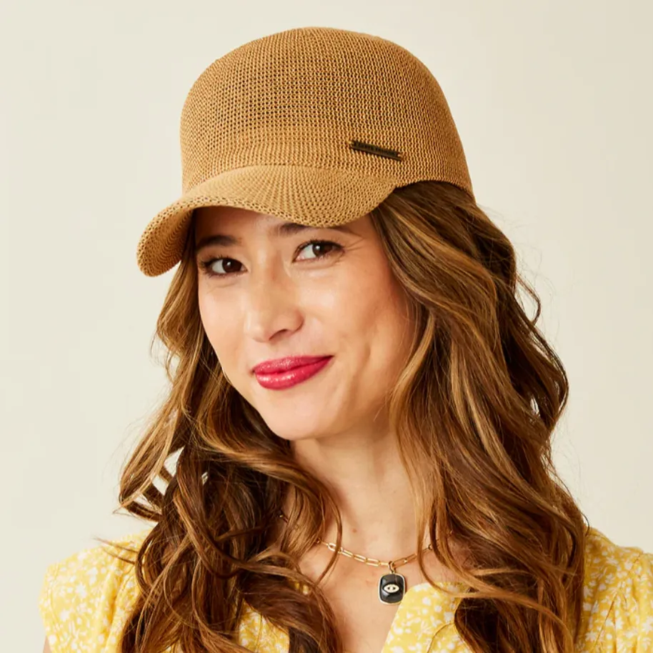 Straw Baseball Cap