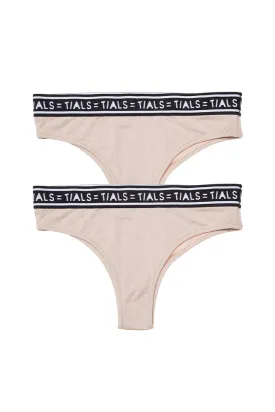 Vanilla Comfort Bundles - 2 Packs of Classic Hi-Cut Panty