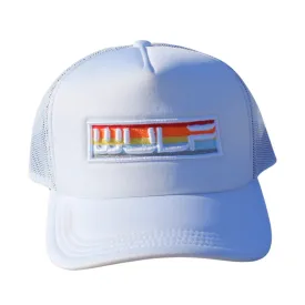 White Logo Snapback
