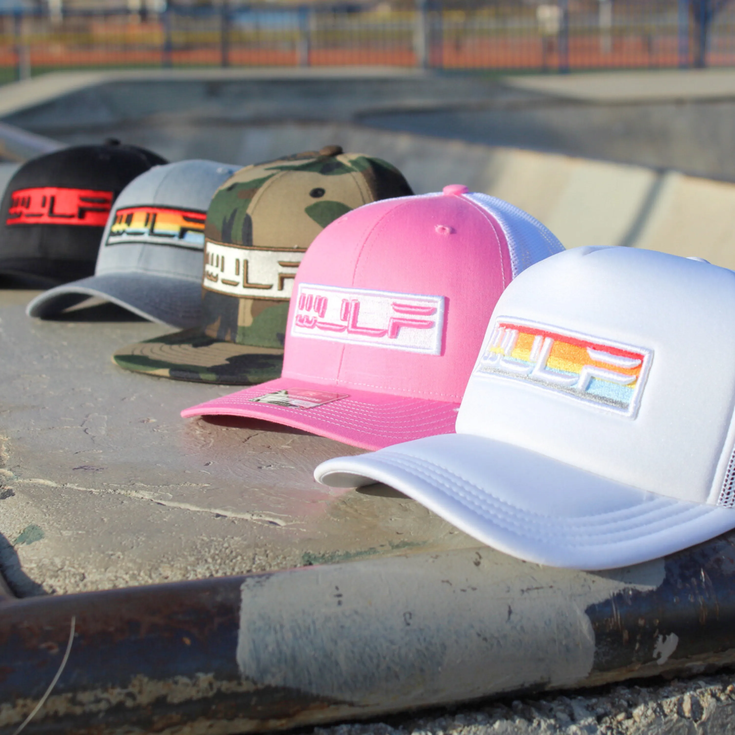 White Logo Snapback