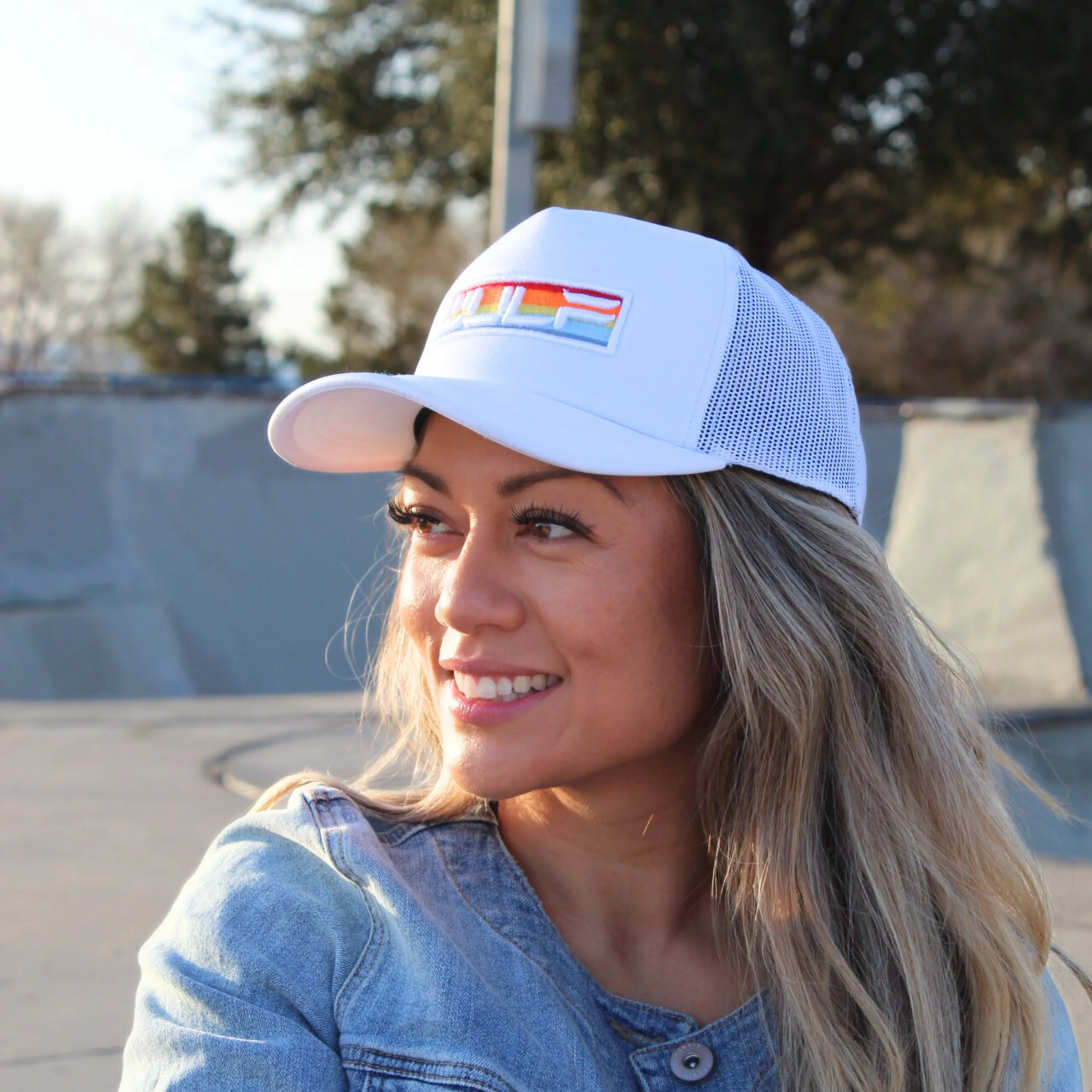 White Logo Snapback