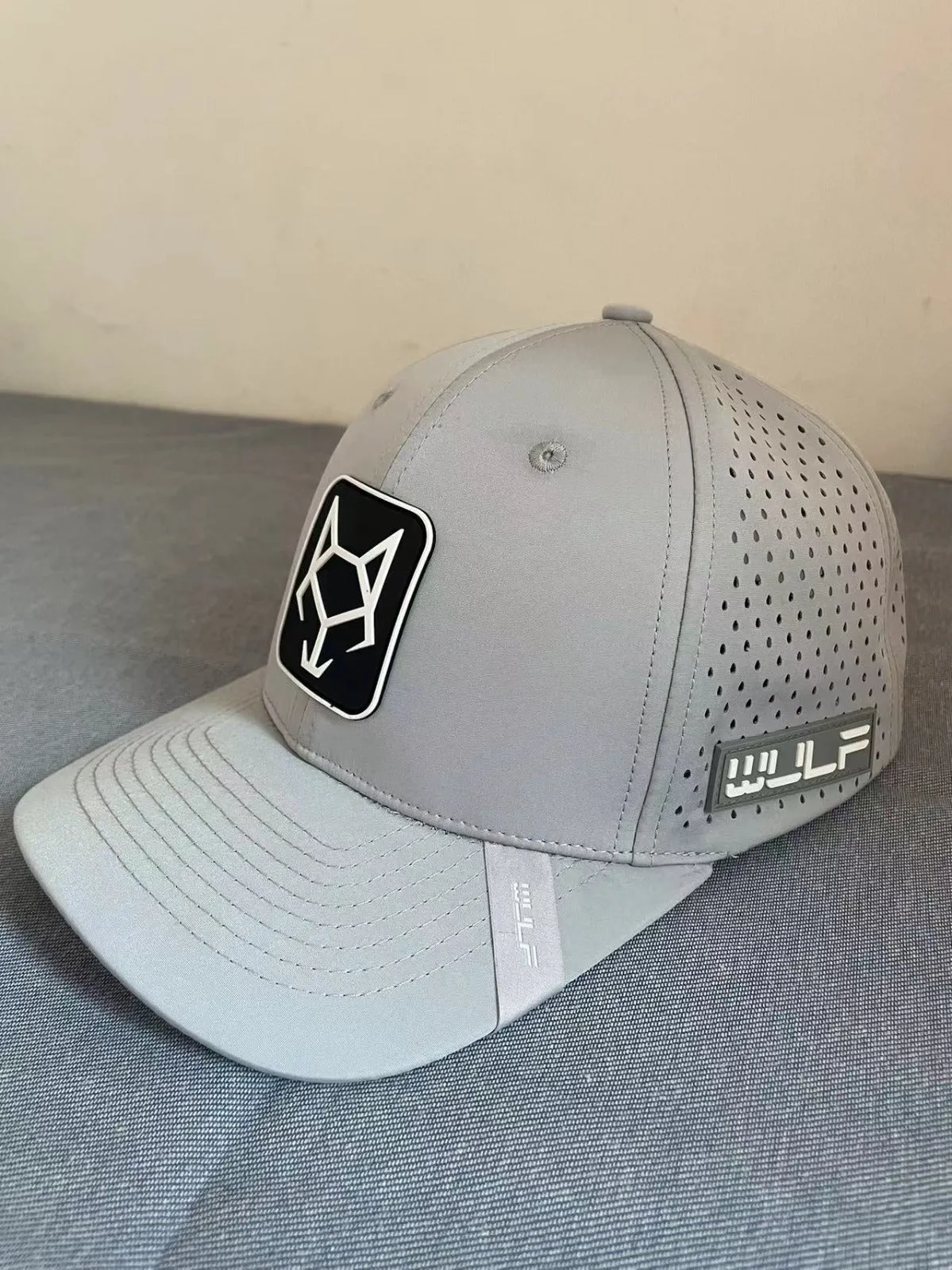 WULF Grey Hat with WULF Square Icon